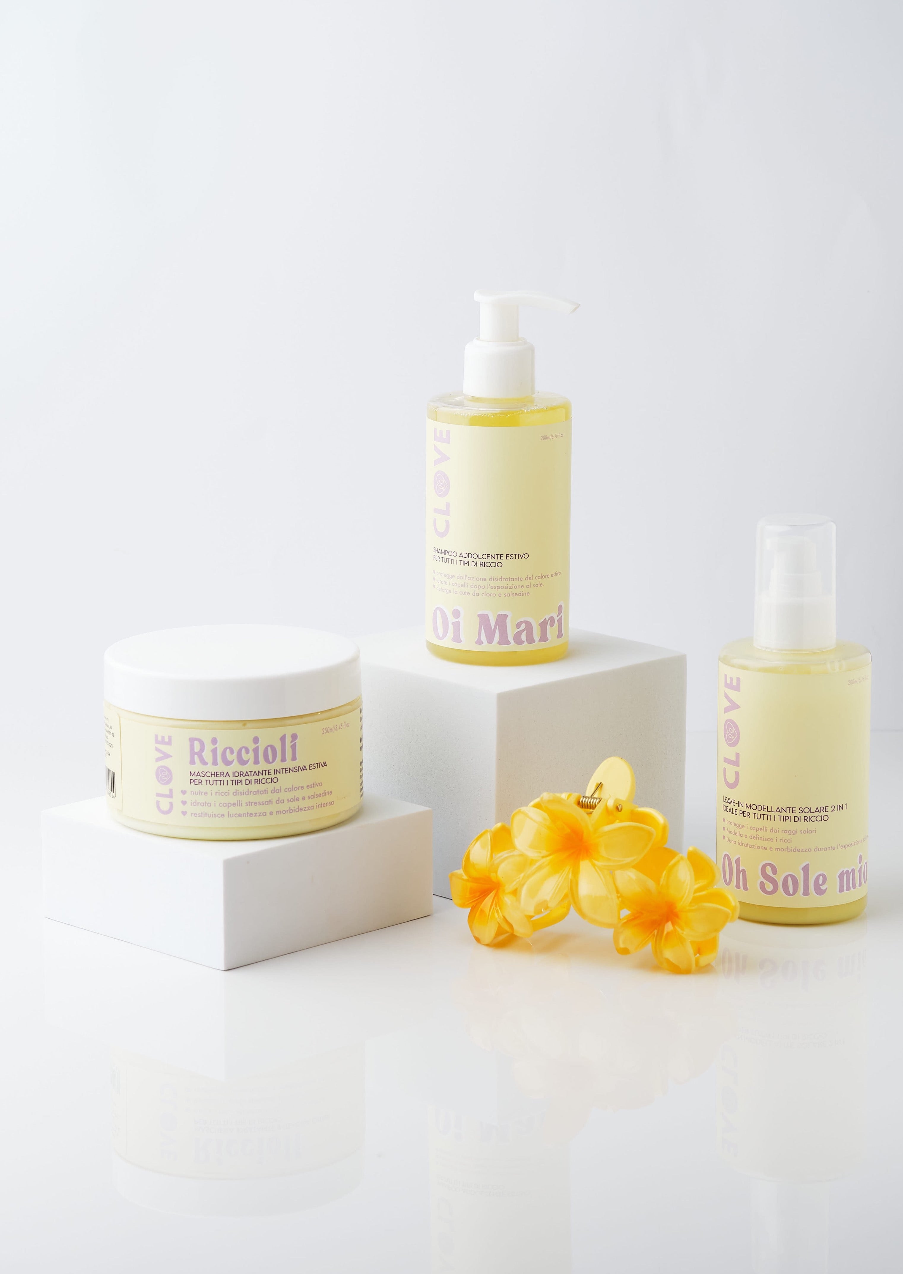 KIT RICCIA D'ESTATE-GIALLO